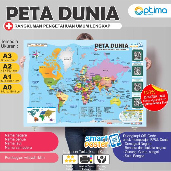 peta dunia lengkap