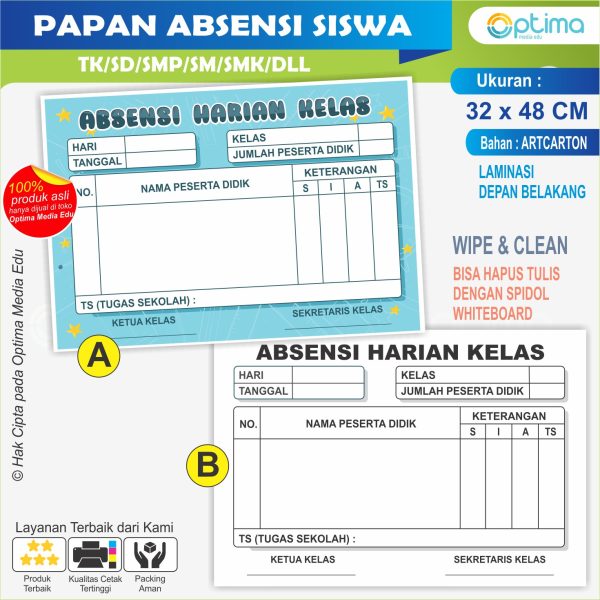 papan absensi