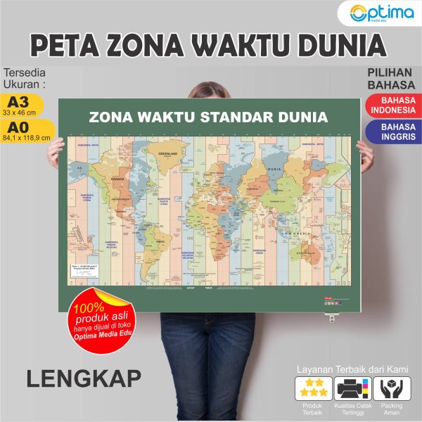 peta zona waktu