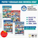 Ciptakan Lingkungan Belajar yang Positif dan Menginspirasi! Poster 7 Kebiasaan Anak Indonesia Hebat hadir sebagai solusi media visual edukatif untuk menanamkan kebiasaan baik dan karakter unggul pada anak dan remaja. Dengan desain yang segar, mudah dipahami, dan relevan, poster ini sangat cocok ditempel di ruang kelas, ruang bimbingan konseling, perpustakaan, maupun di kamar belajar anak di rumah. Sebagai produk dari Optima Media Edu, konten pada poster ini selaras dengan nilai-nilai Profil Pelajar Pancasila dalam Kurikulum Merdeka, menjadikannya investasi edukasi yang tepat bagi guru, sekolah, dan orang tua. Keunggulan Produk: Materi Edukatif & Inspiratif: Memuat 7 poin kebiasaan positif yang esensial untuk membentuk mentalitas juara dan karakter kebangsaan pada anak. Desain Universal: Visual dan gaya bahasa disesuaikan agar relevan untuk semua jenjang pendidikan (TK, SD, SMP, dan SMA). Kualitas Cetak Tajam (High Resolution): Menggunakan mesin cetak kelas industri sehingga warna tampil cerah, teks mudah dibaca dari jarak jauh, dan tidak mudah luntur. Material Awet & Tebal: Dicetak pada kertas berkualitas tinggi yang tahan lama dan tidak mudah robek saat ditempel. Spesifikasi Produk: Penerbit: Optima Media Edu Varian Ukuran: A4+ (Lebih besar sedikit dari A4 standar, pas untuk mading atau kamar belajar) A3+ (Sangat ideal untuk hiasan dinding ruang kelas agar terlihat dari seluruh penjuru ruangan) Pengemasan: Aman dan rapi, dijamin tidak lecek atau terlipat saat pengiriman. Sangat Direkomendasikan Untuk: Wali Kelas yang ingin mempercantik ruang kelas. Kepala Sekolah untuk melengkapi administrasi dan media afirmasi sekolah. Orang tua yang ingin memotivasi anak di rumah. Segera miliki poster ini dan jadilah bagian dari pembentukan generasi penerus bangsa yang berkarakter!