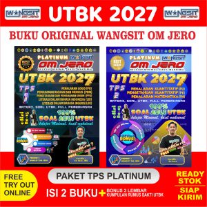Buku Wangsit Om Jero UTBK SNBT 2027 Paket Lengkap TPS Platinum Original